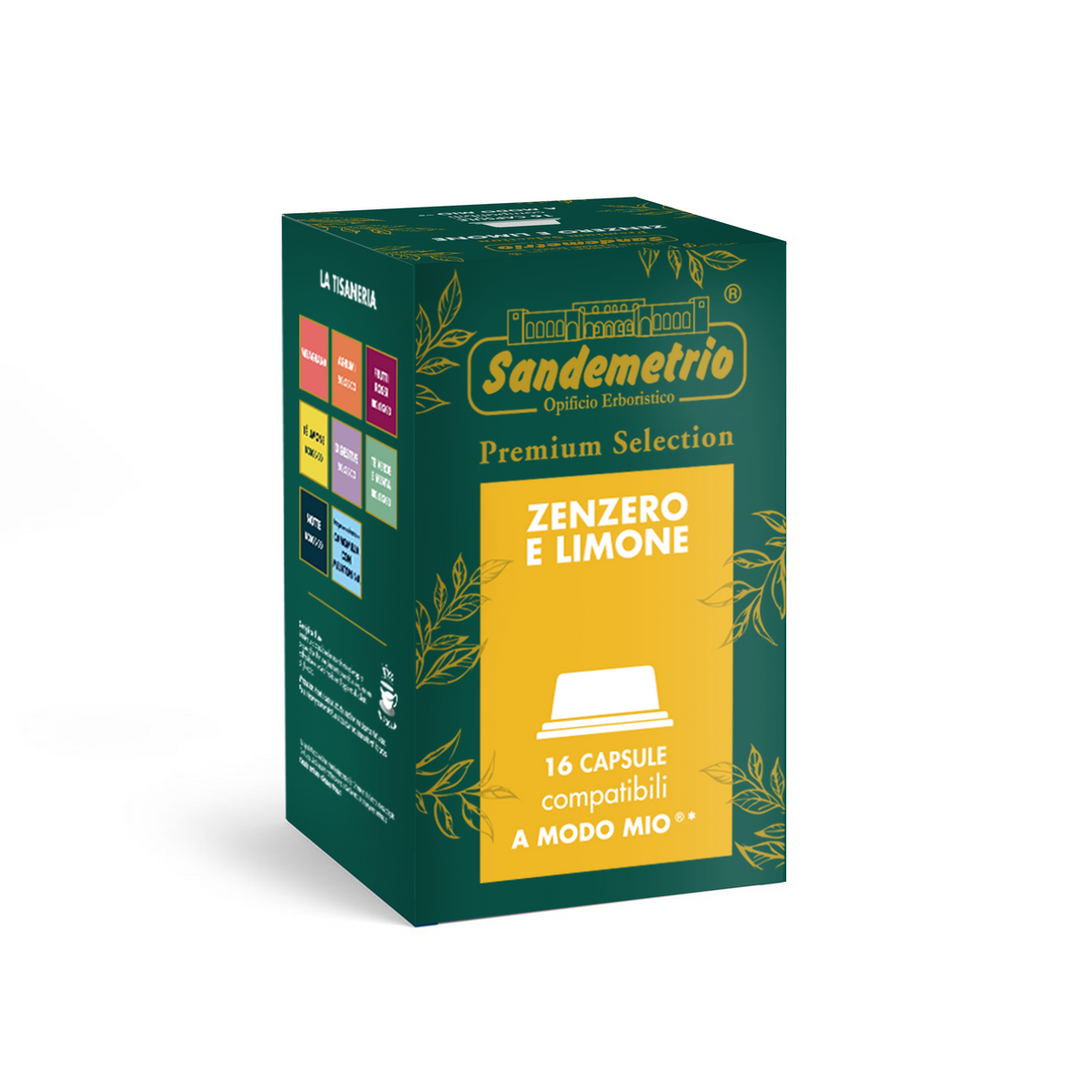16 Capsule A Modo Mio Sandemetrio Zenzero E Limone Sandemetrio