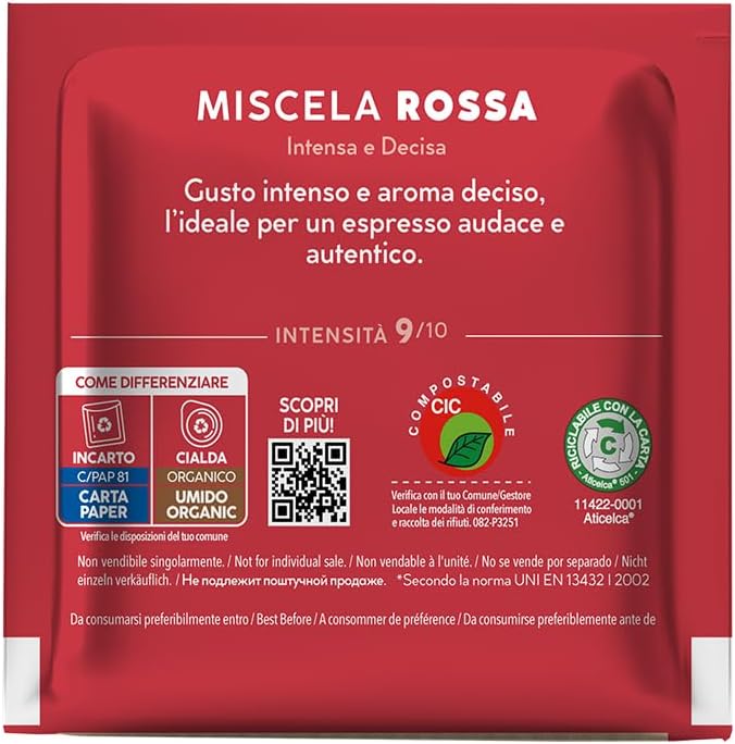 150 Cialde Caffè Borbone Miscela Rossa Caffè Borbone