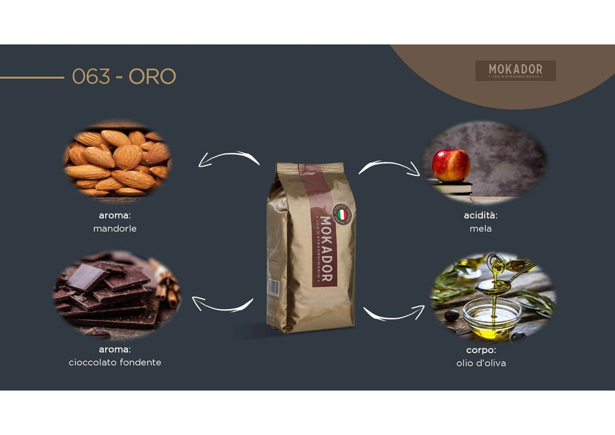 500g Caffè in Grani Mokador Oro - Ital Cialde