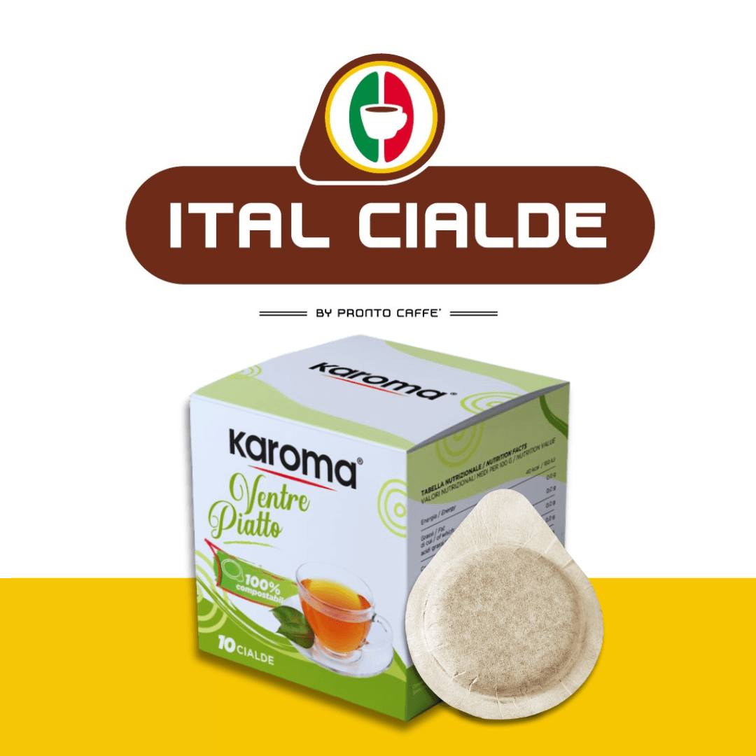 10 Cialde ESE Karoma Ventre Piatto - Ital Cialde