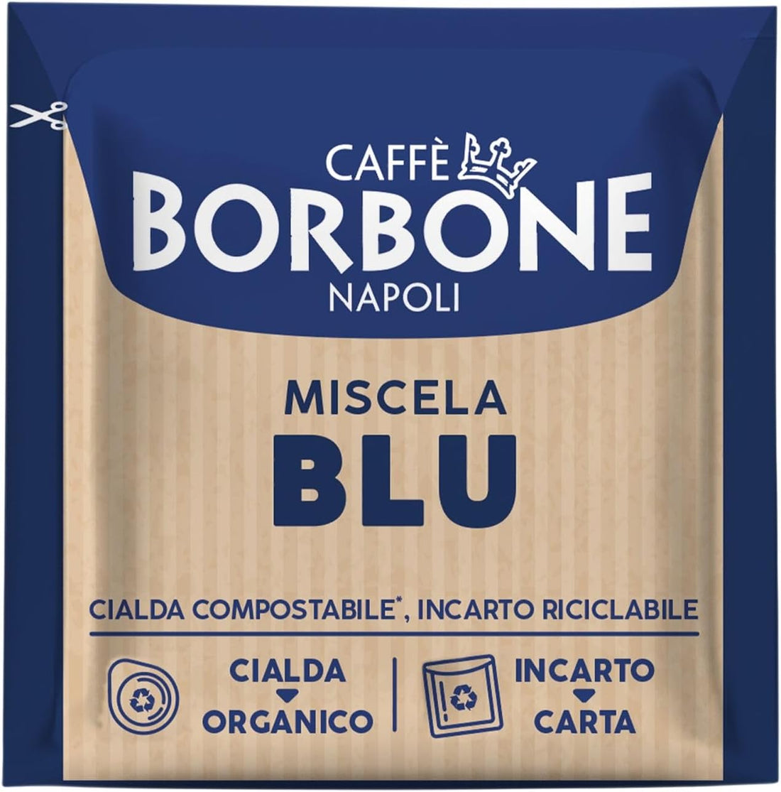 Cialde ESE 44mm Caffè Borbone Miscela Blu in filtro carta