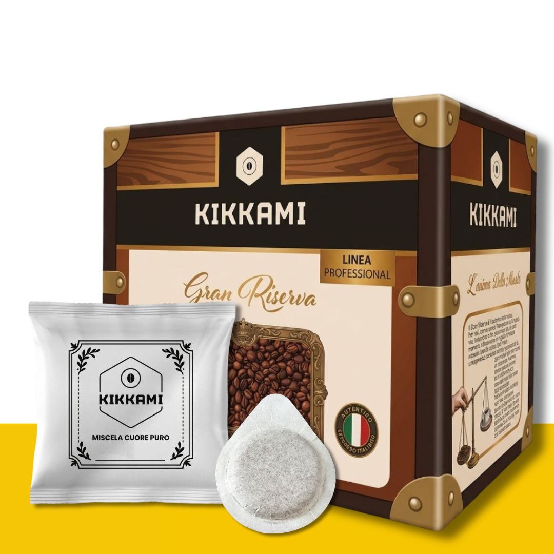 100 Cialde Caffè KIKKAMI Cuore Puro Kikkami
