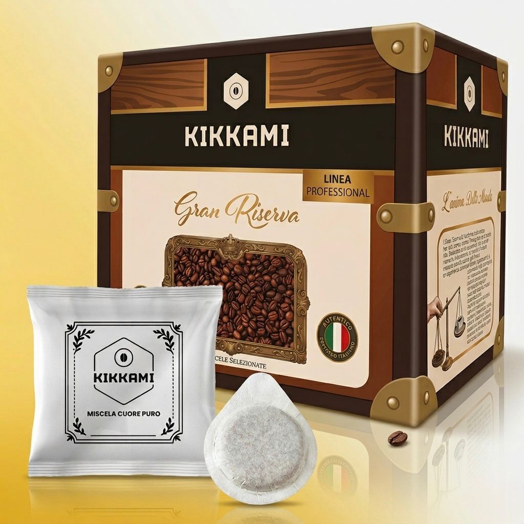 100 Cialde Caffè KIKKAMI Cuore Puro Kikkami