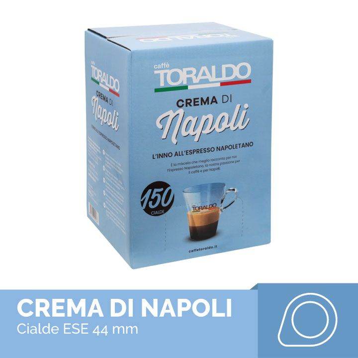 150 Cialde Caffè Toraldo Crema di Napoli - Ital Cialde