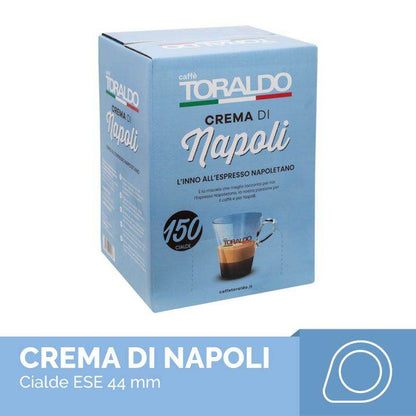 150 Cialde Caffè Toraldo Crema di Napoli - Ital Cialde
