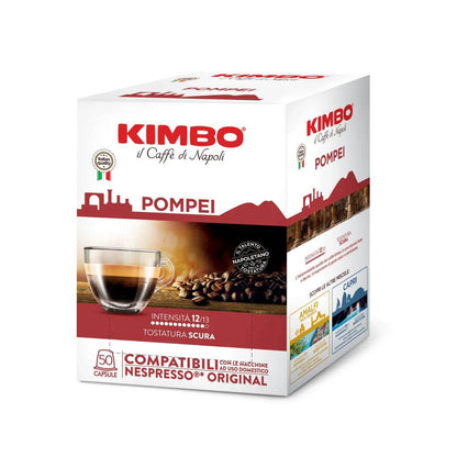 50 Capsule Nespresso Caffè Kimbo Pompei - Ital Cialde