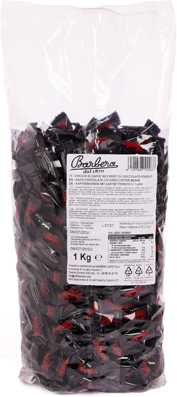 1kg Chicchi di Caffè al Cioccolato - Caffè Barbera Caffè Barbera