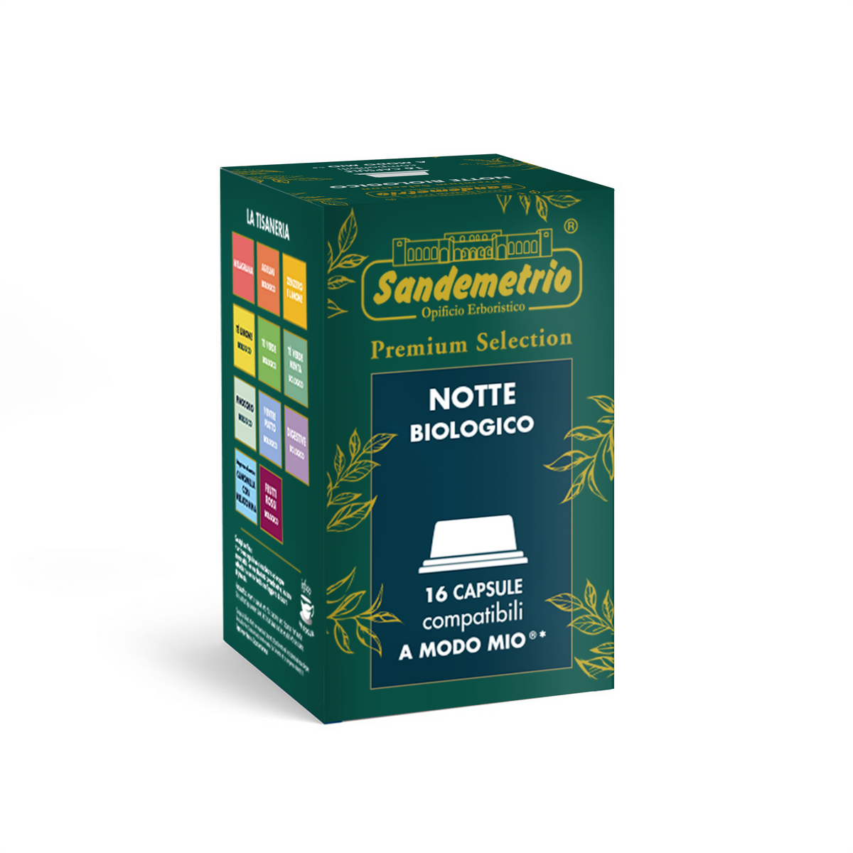 16 Capsule A Modo Mio Sandemetrio Camomilla con Melatonina Sandemetrio