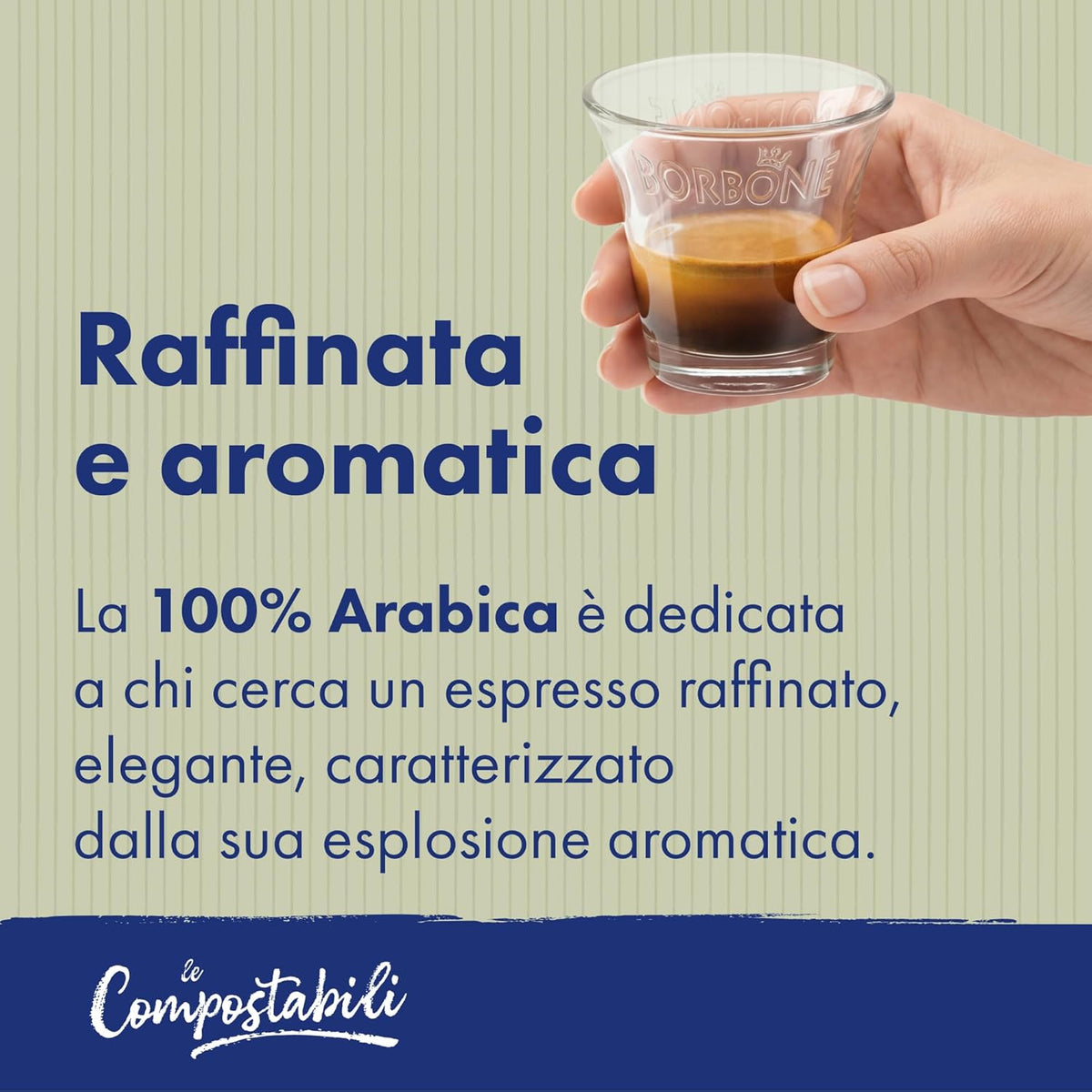 50 Capsule Compostabili Nespresso Caffè Borbone 100% Arabica Caffè Borbone