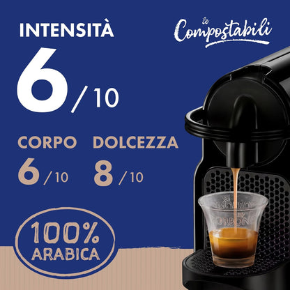 50 Capsule Compostabili A Modo Mio Caffè Borbone 100% Arabica Caffè Borbone