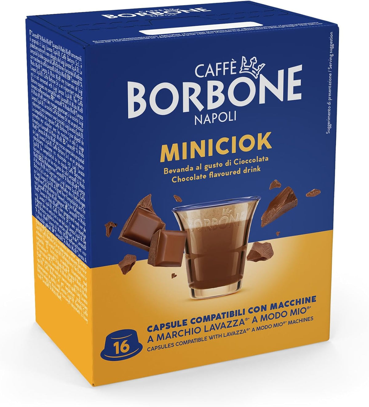 16 Capsule Borbone A Modo Mio - Gusto Miniciok Caffè Borbone