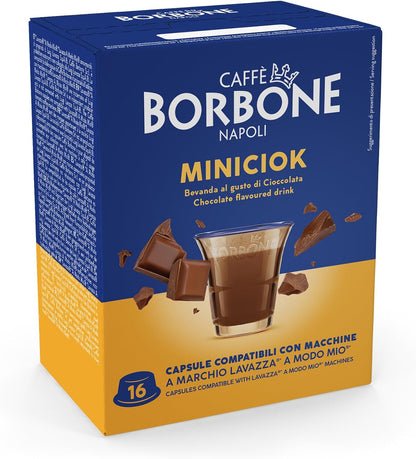 16 Capsule Borbone A Modo Mio - Gusto Miniciok Caffè Borbone
