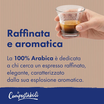 50 Capsule Compostabili A Modo Mio Caffè Borbone 100% Arabica Caffè Borbone