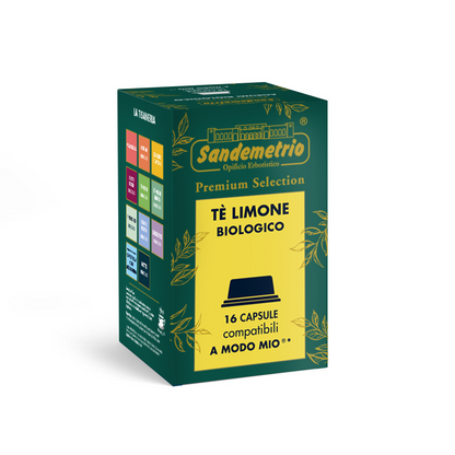 16 Capsule A Modo Mio Sandemetrio Tè al Limone Bio Sandemetrio