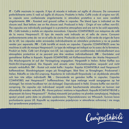 50 Capsule Compostabili Nespresso Caffè Borbone 100% Arabica Caffè Borbone