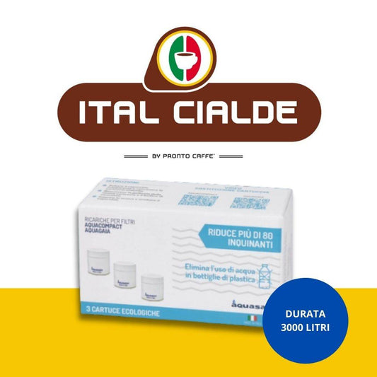 Aquasan Filtri Aquacompact Kit 3 Cartucce - Ital Cialde