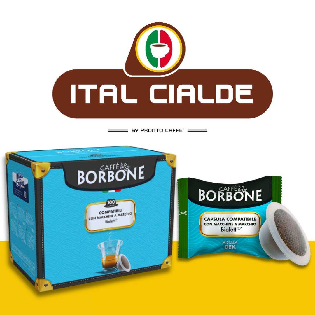 Bialetti Capsule Bialetti Caffè Borbone Dek - Ital Cialde