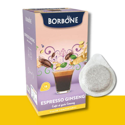 18 Cialde ESE 44mm Borbone Caffè al Ginseng - Ital Cialde