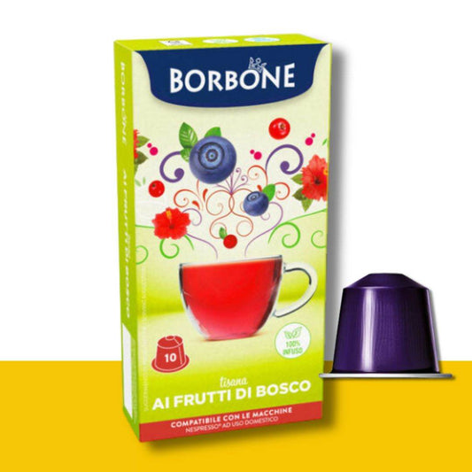 10 Capsule Nespresso Borbone Frutti di Bosco - Ital Cialde