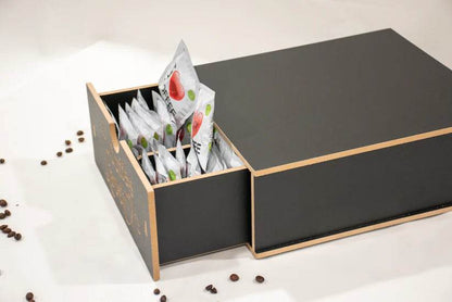 Cassetto Portacialde/Capsule Caffè in Legno Basic - Ital Cialde