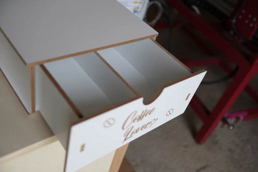 Cassetto Portacialde/Capsule Caffè in Legno Basic - Ital Cialde