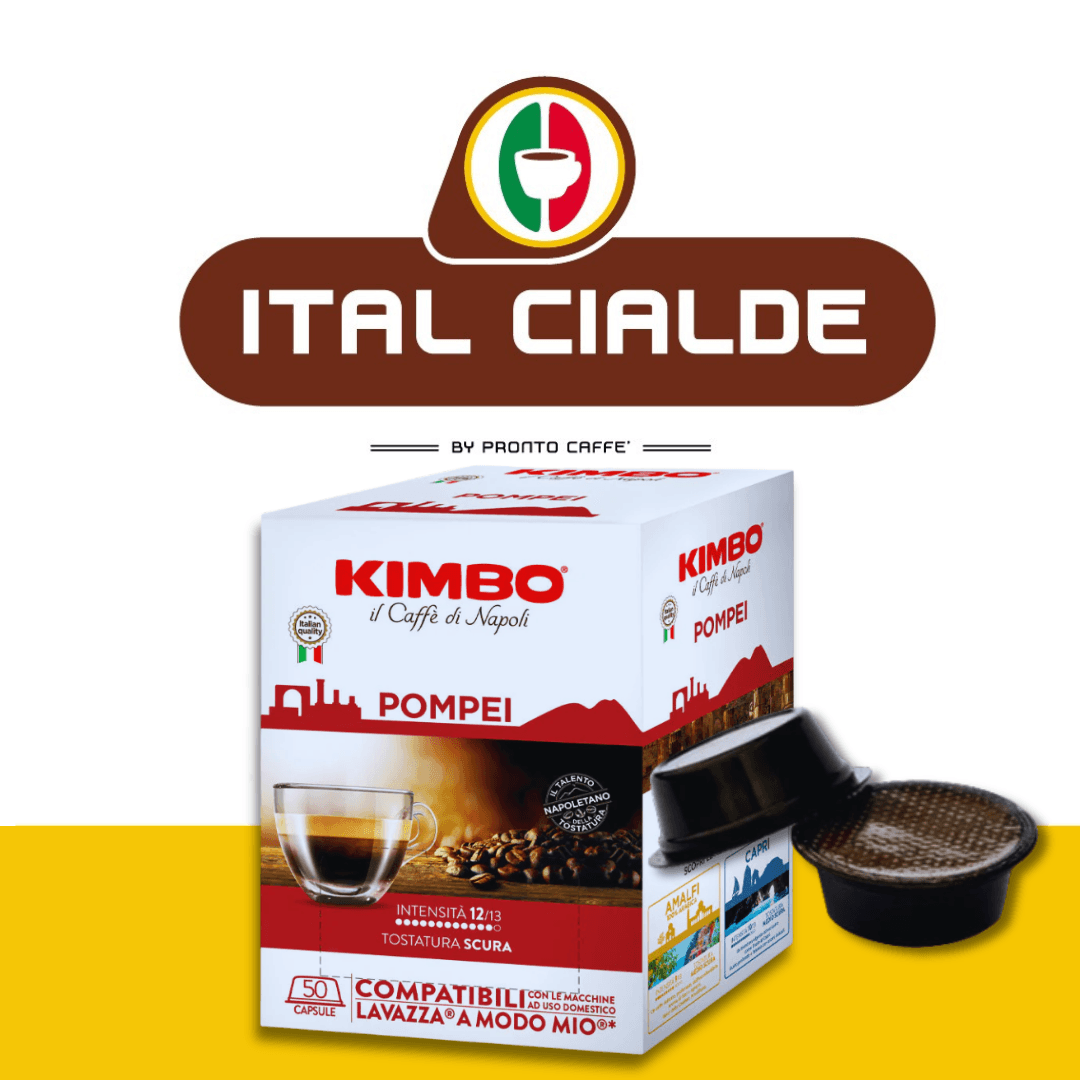 50 Capsule A Modo Mio Caffè Kimbo Pompei - Ital Cialde