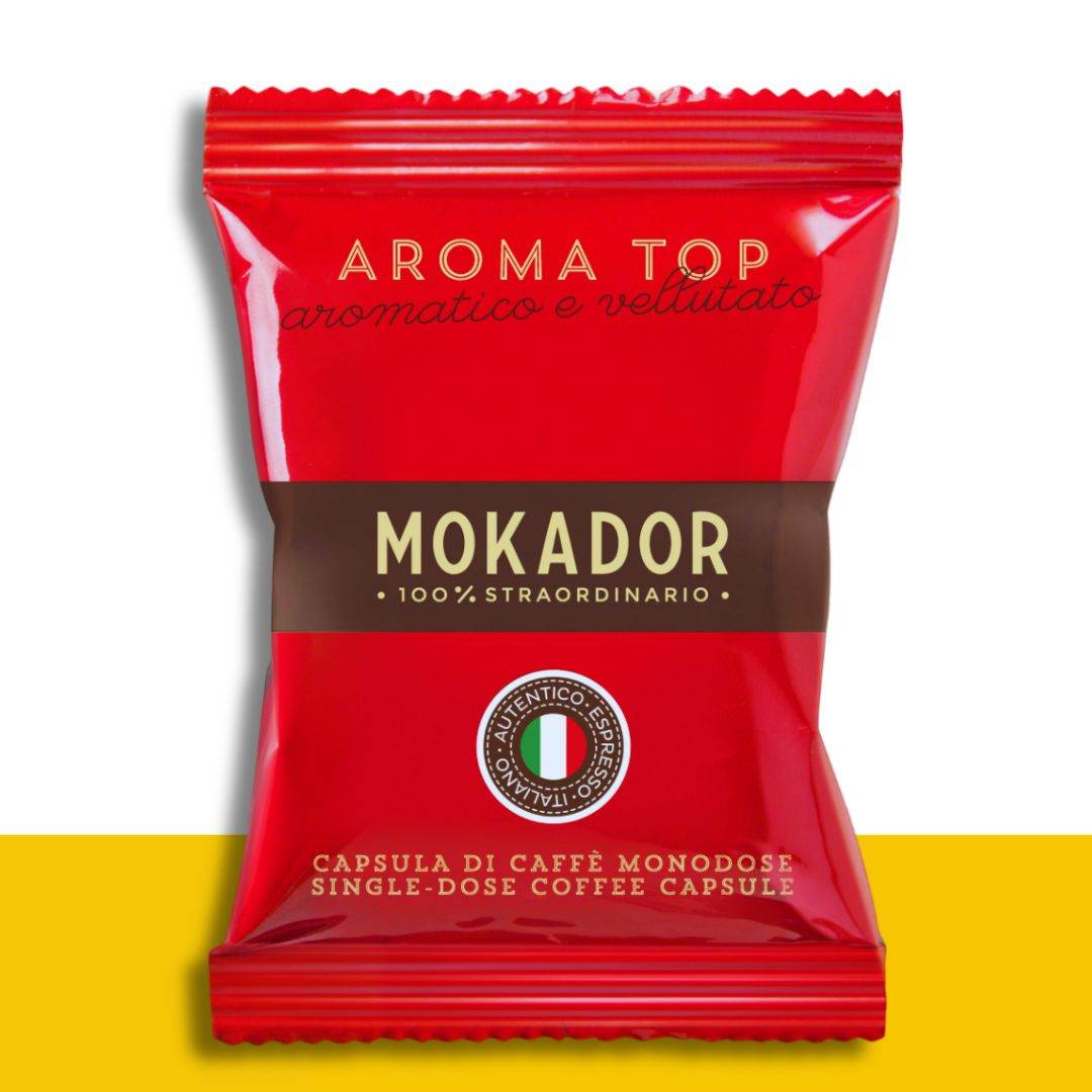 100 Capsule Mokador Aroma Top - Ital Cialde