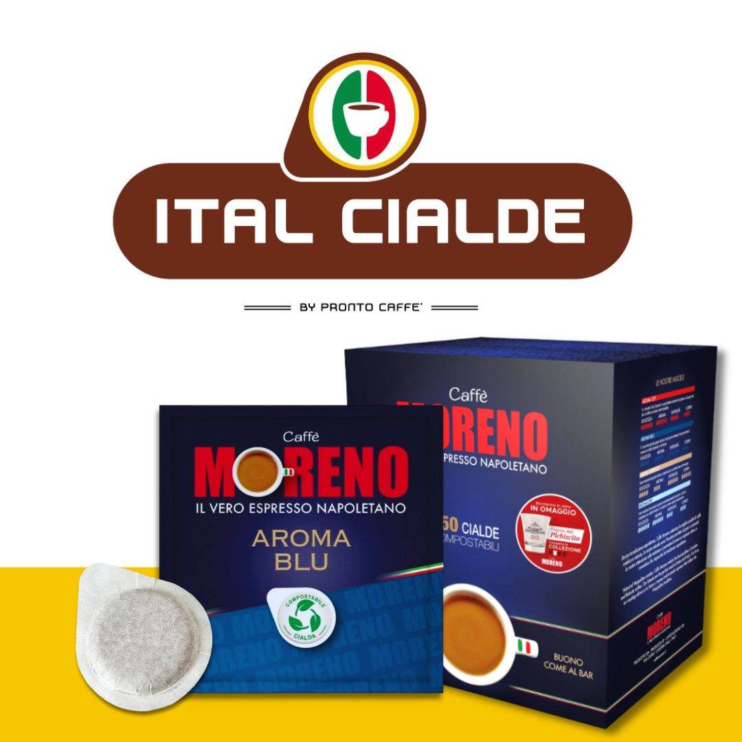 150 Cialde Caffè Moreno Aroma Blu - Ital Cialde