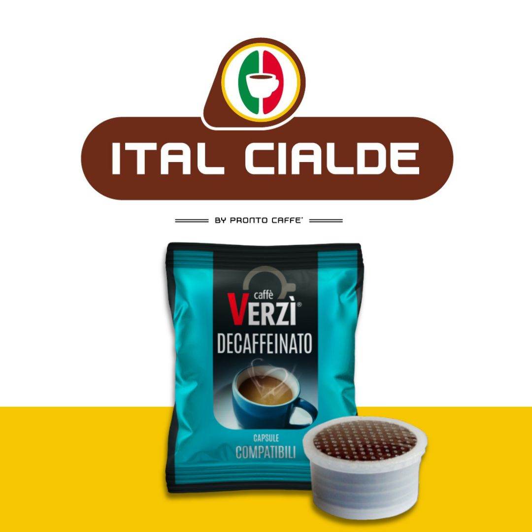 100 Capsule ESSSE Caffè Verzì Decaffeinato - Ital Cialde