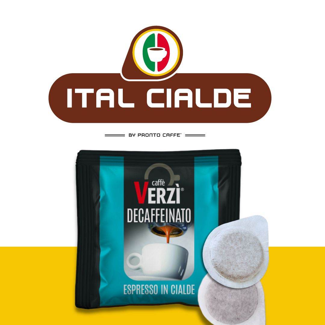 100 Cialde Caffè Verzì Decaffeinato - Ital Cialde