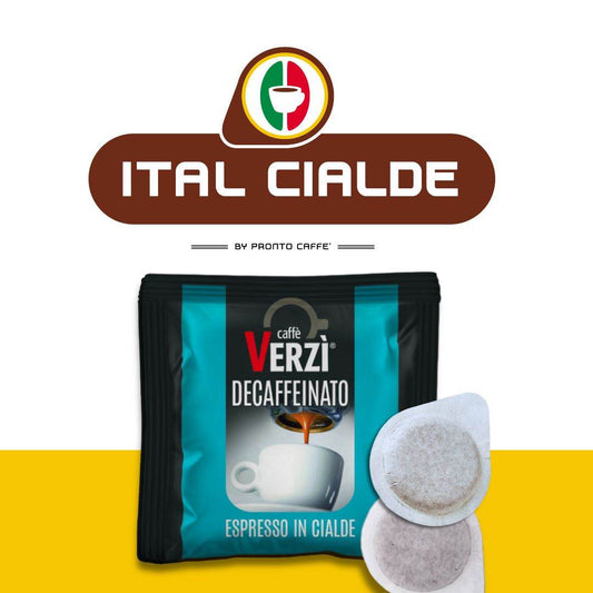 100 Cialde Caffè Verzì Decaffeinato - Ital Cialde