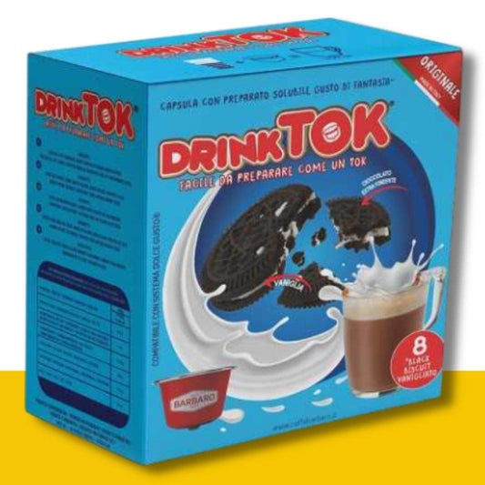 8 Capsule Dolce Gusto Drink Tok Biscotto Vanigliato - Ital Cialde