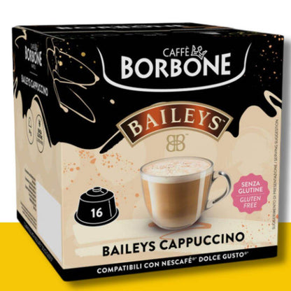 16 Capsule Dolce Gusto Borbone Cappuccino Baileys - Ital Cialde