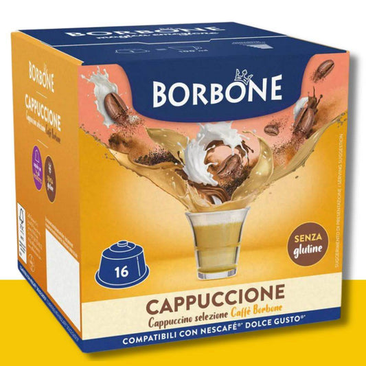 16 Capsule Dolce Gusto Borbone Cappuccione - Ital Cialde