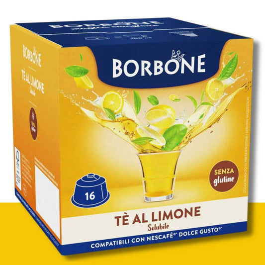 16 Capsule Dolce Gusto Borbone Tè Limone - Ital Cialde