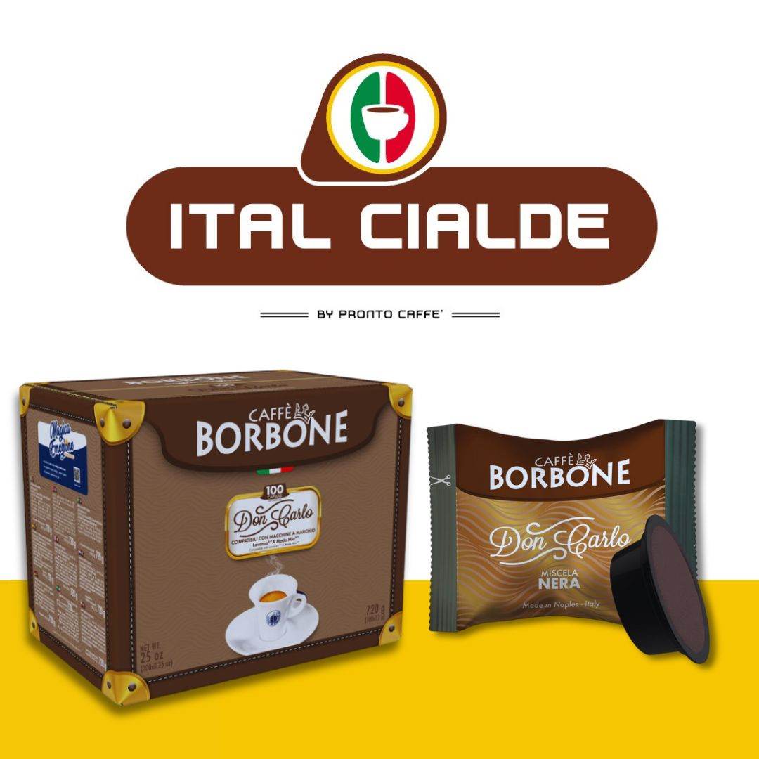 100 Capsule A Modo Mio Caffè Borbone Miscela Nera - Ital Cialde