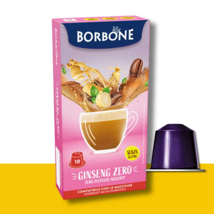 10 Capsule Nespresso Borbone Ginseng Zero - Ital Cialde