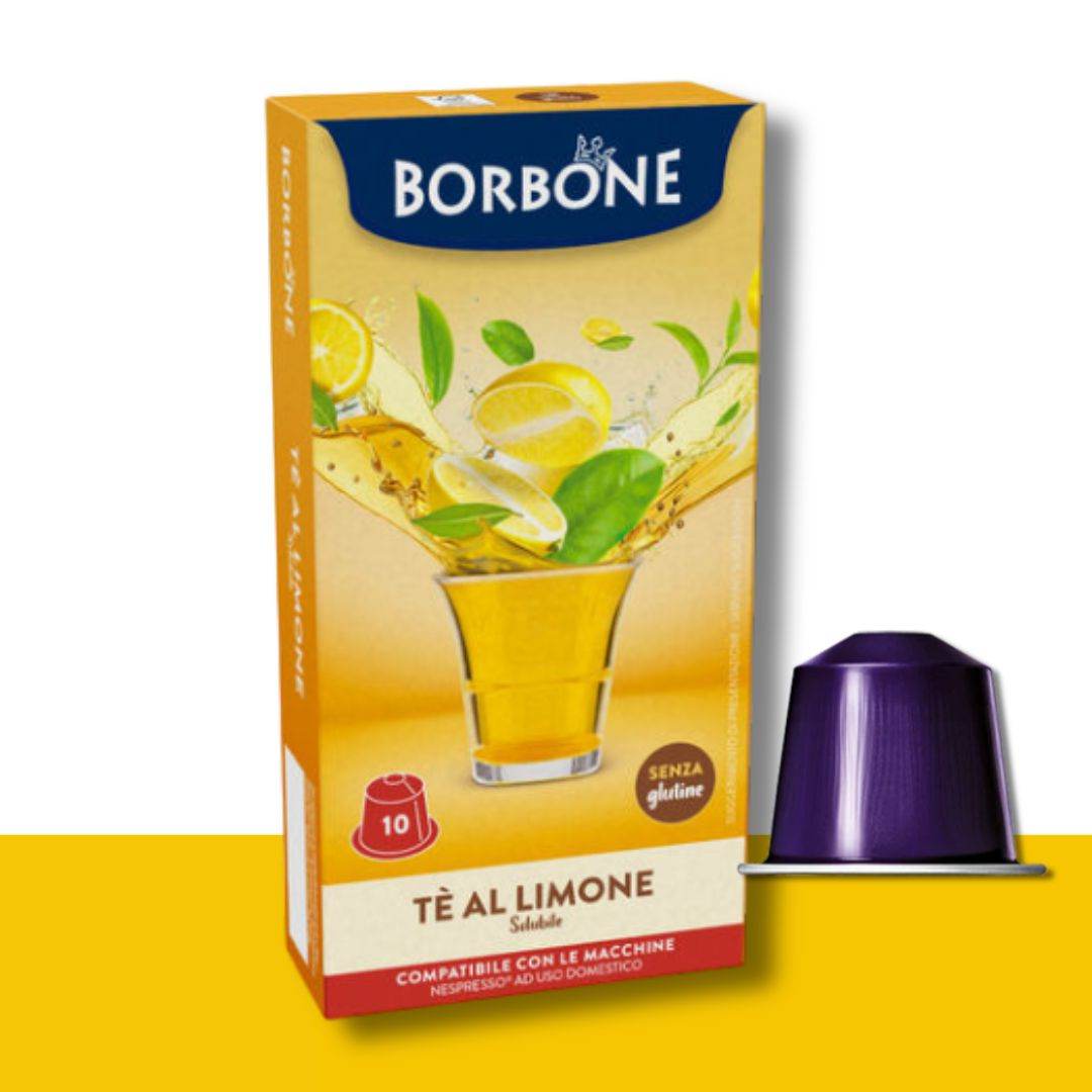 10 Capsule Nespresso Borbone Tè al Limone - Ital Cialde