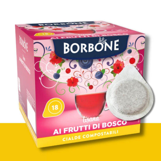 18 Cialde ESE Caffè Borbone Frutti di Bosco - Ital Cialde