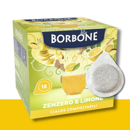 18 Cialde ESE Caffè Borbone Zenzero e Limone - Ital Cialde