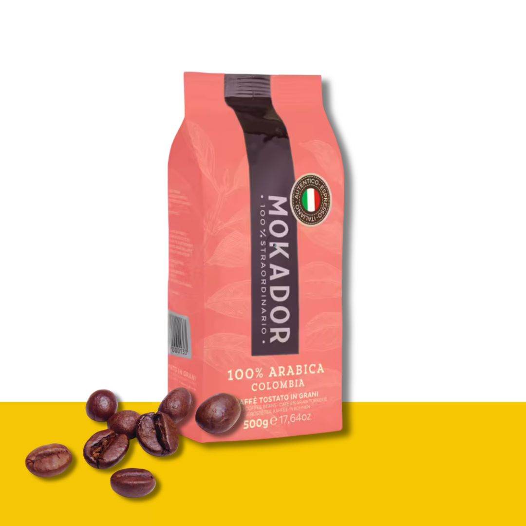 500g Caffè in Grani Mokador Colombia 100% Arabica - Ital Cialde