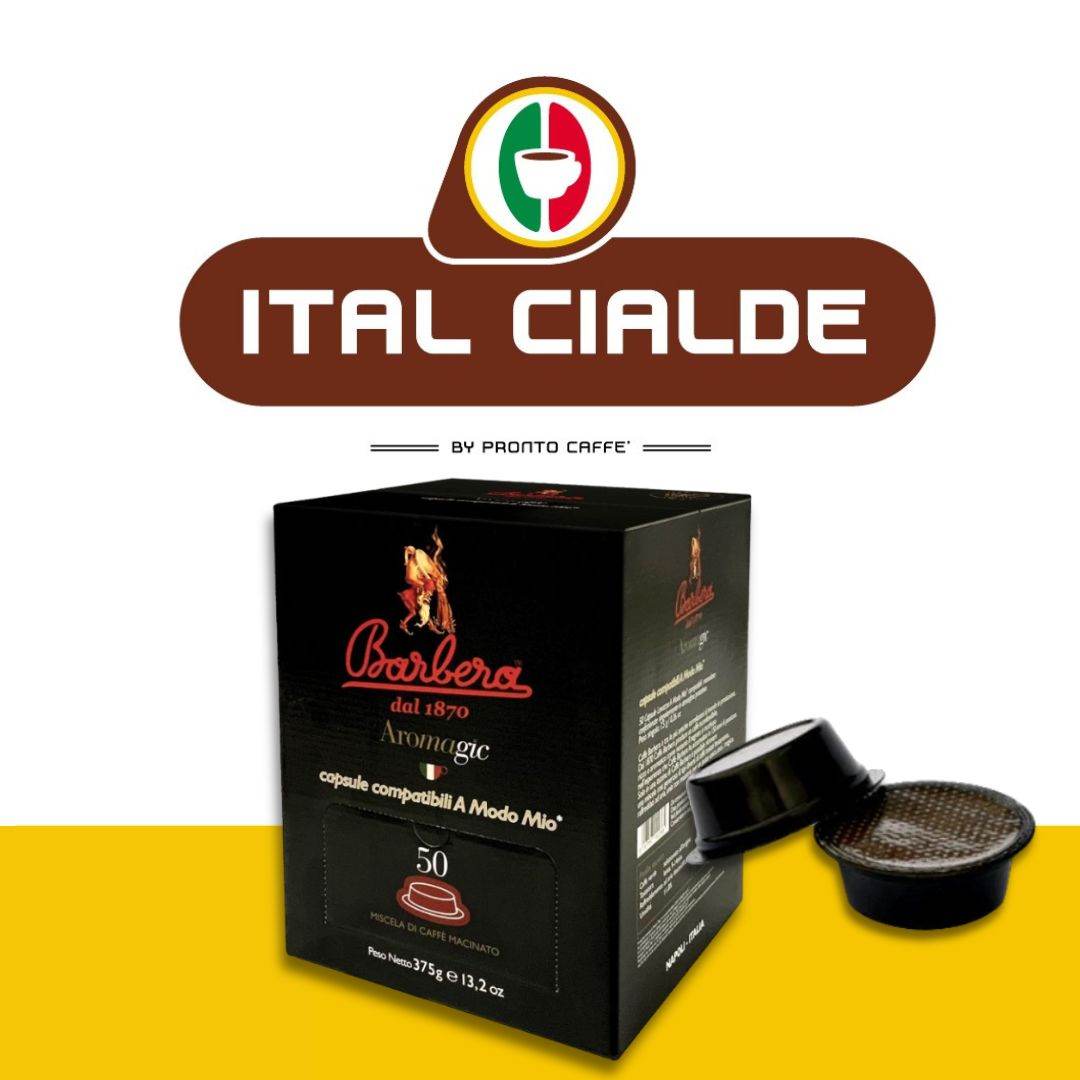 50 Capsule A Modo Mio Caffè Barbera Miscela Intenso - Ital Cialde