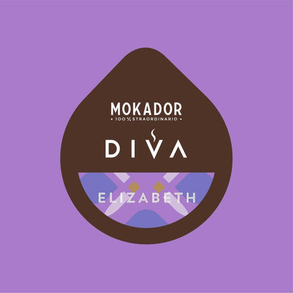 100 Capsule Diva Mokador Elizabeth + Kit Omaggio - Ital Cialde