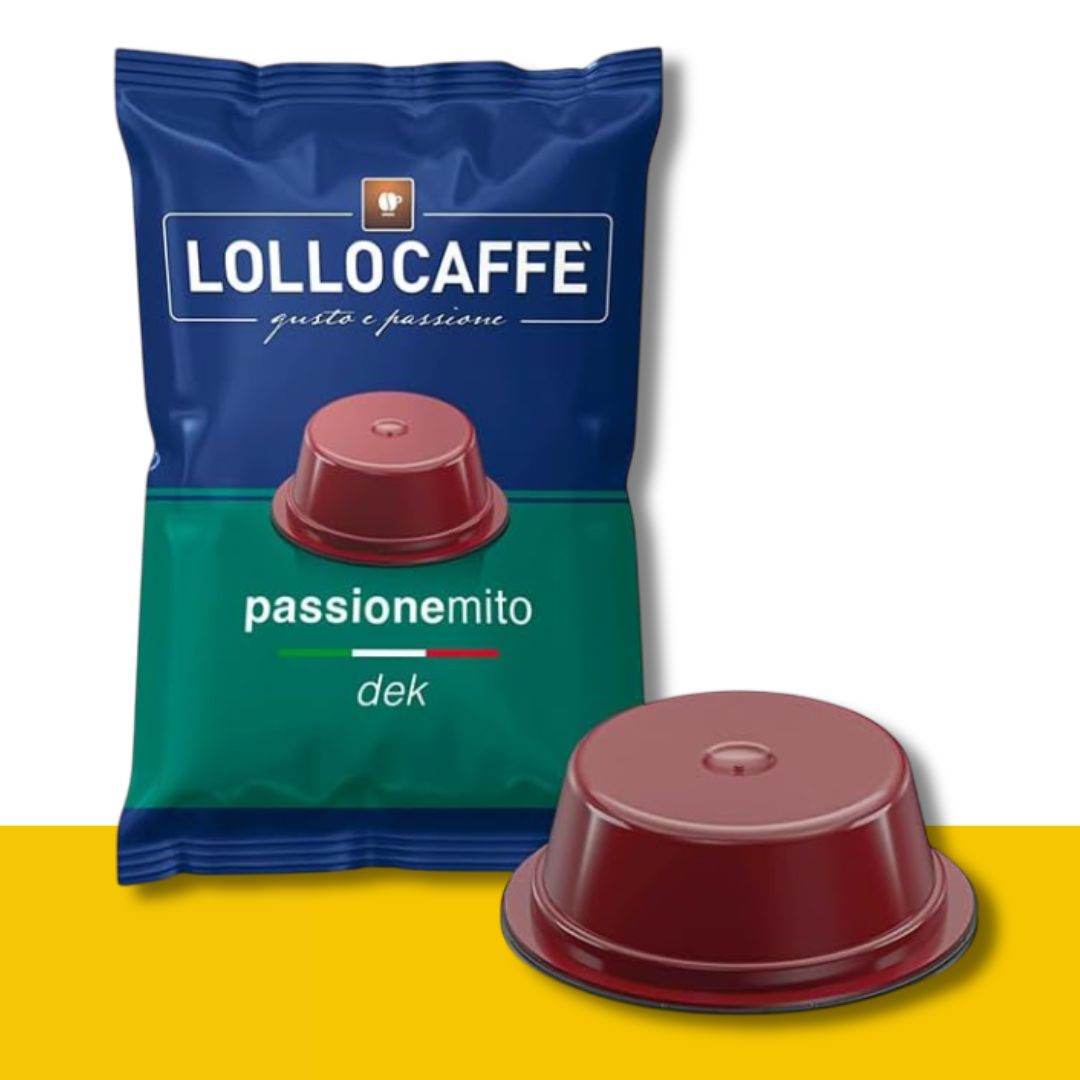 100 Capsule A Modo Mio Lollo Caffè Miscela Decaffeinata - Ital Cialde