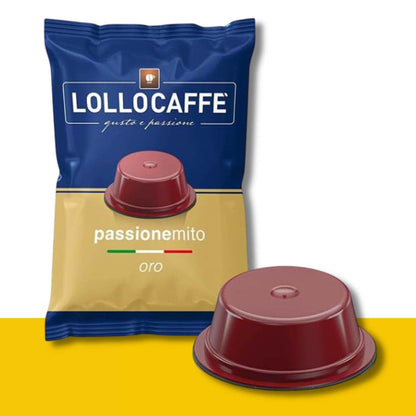 100 Capsule A Modo Mio Lollo Caffè Miscela Oro - Ital Cialde