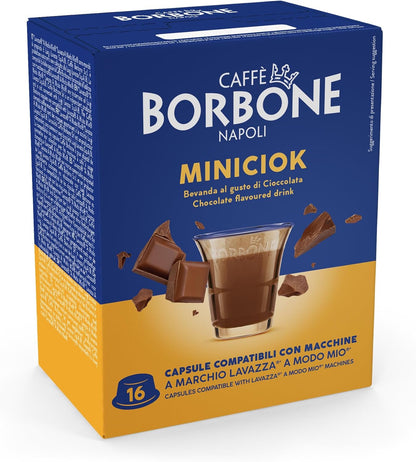 16 Capsule Borbone A Modo Mio - Gusto Miniciok Caffè Borbone