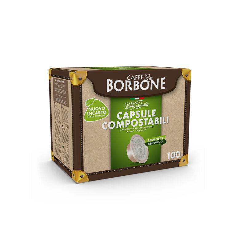 100 Capsule A Modo Mio Caffè Borbone Miscela Oro - Ital Cialde