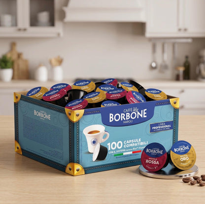 100 Capsule Lavazza Blue* Caffè Borbone - Varie Miscele Ital Cialde