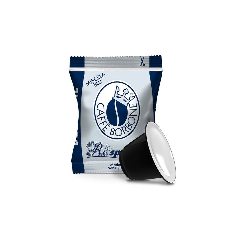100 Capsule Nespresso Caffè Borbone Miscela Blu - Ital Cialde