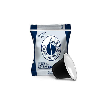 100 Capsule Nespresso Caffè Borbone Miscela Blu - Ital Cialde